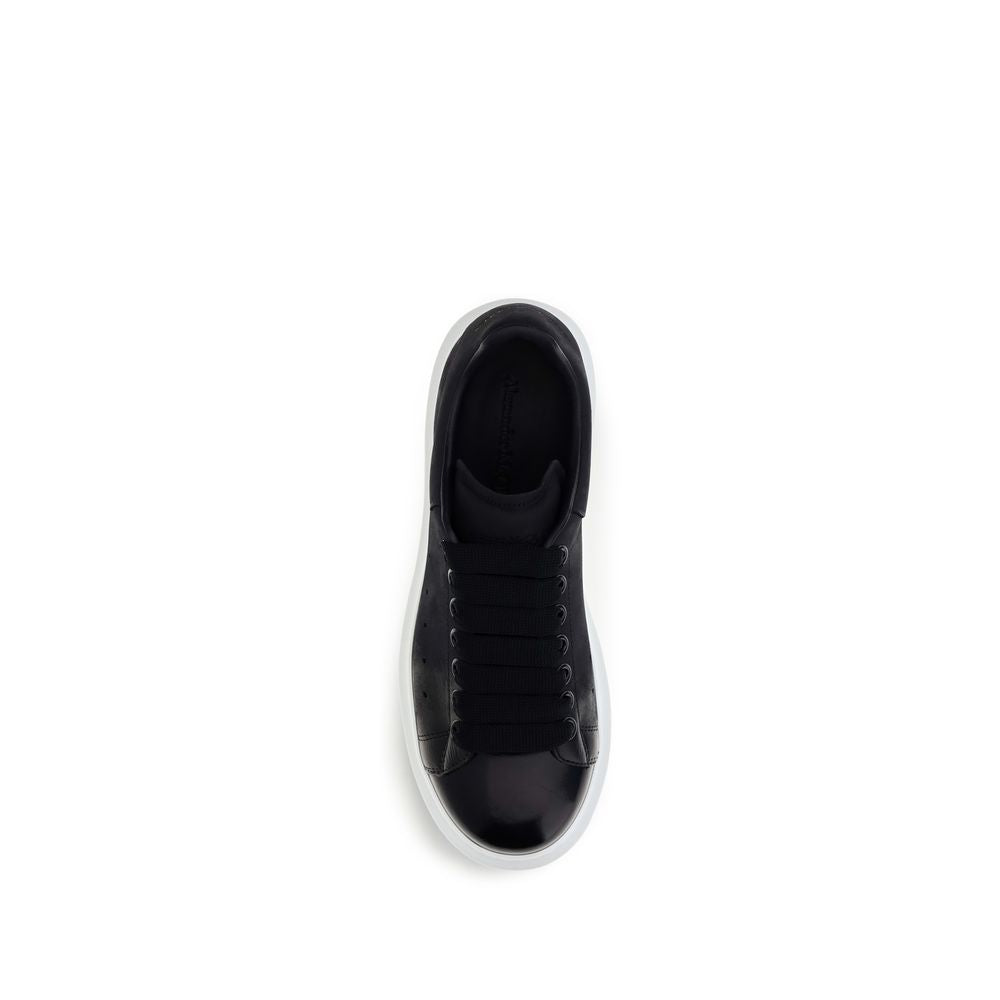 Alexander McQueen Blue Leather Chunky Sneakers