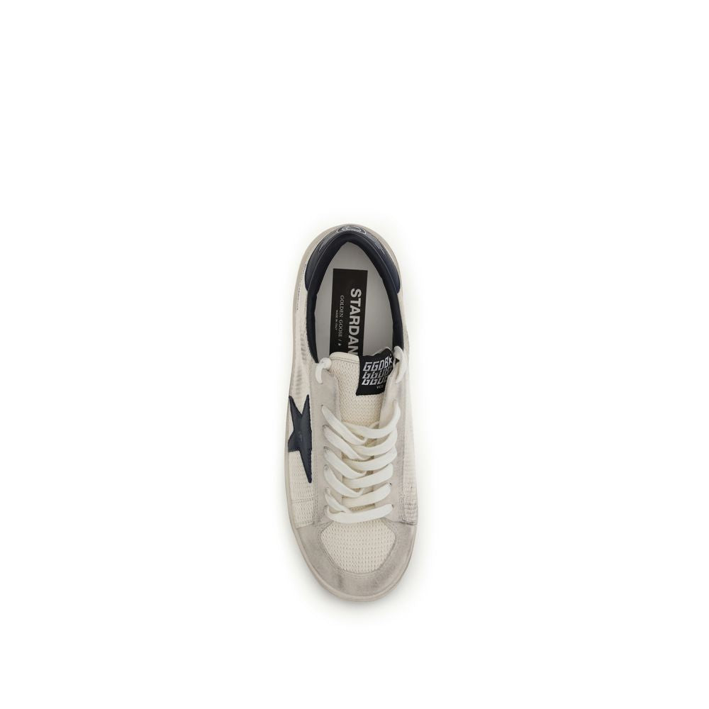 Golden Goose Beige Leather Athletic Sneakers