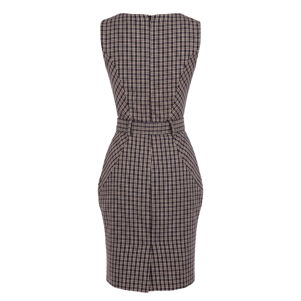 Trussardi Jeans Black Cotton Women Dress
