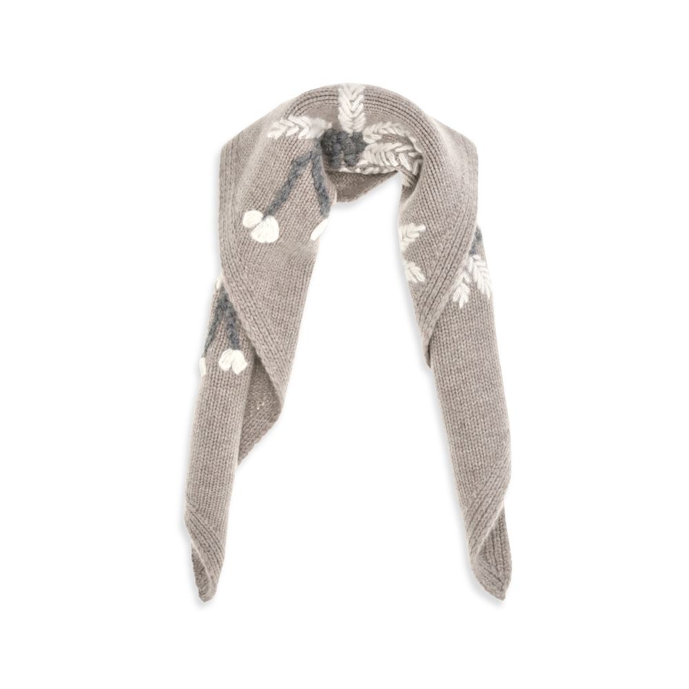 P.A.R.O.S.H. Beige Wool Scarf