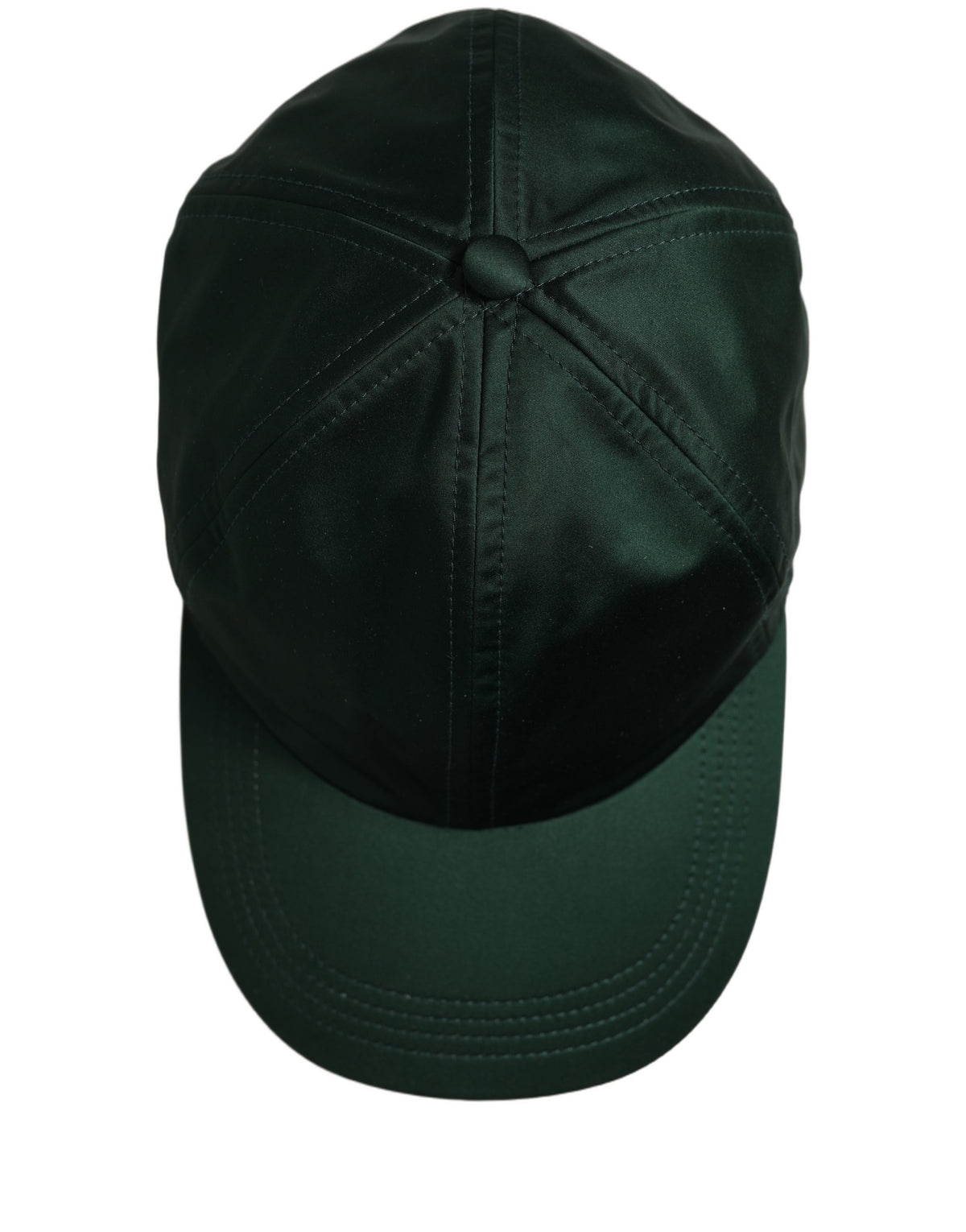 New Dolce & Gabbana Men Deep Green Cotton Baseball Cap 6 Panels Hat