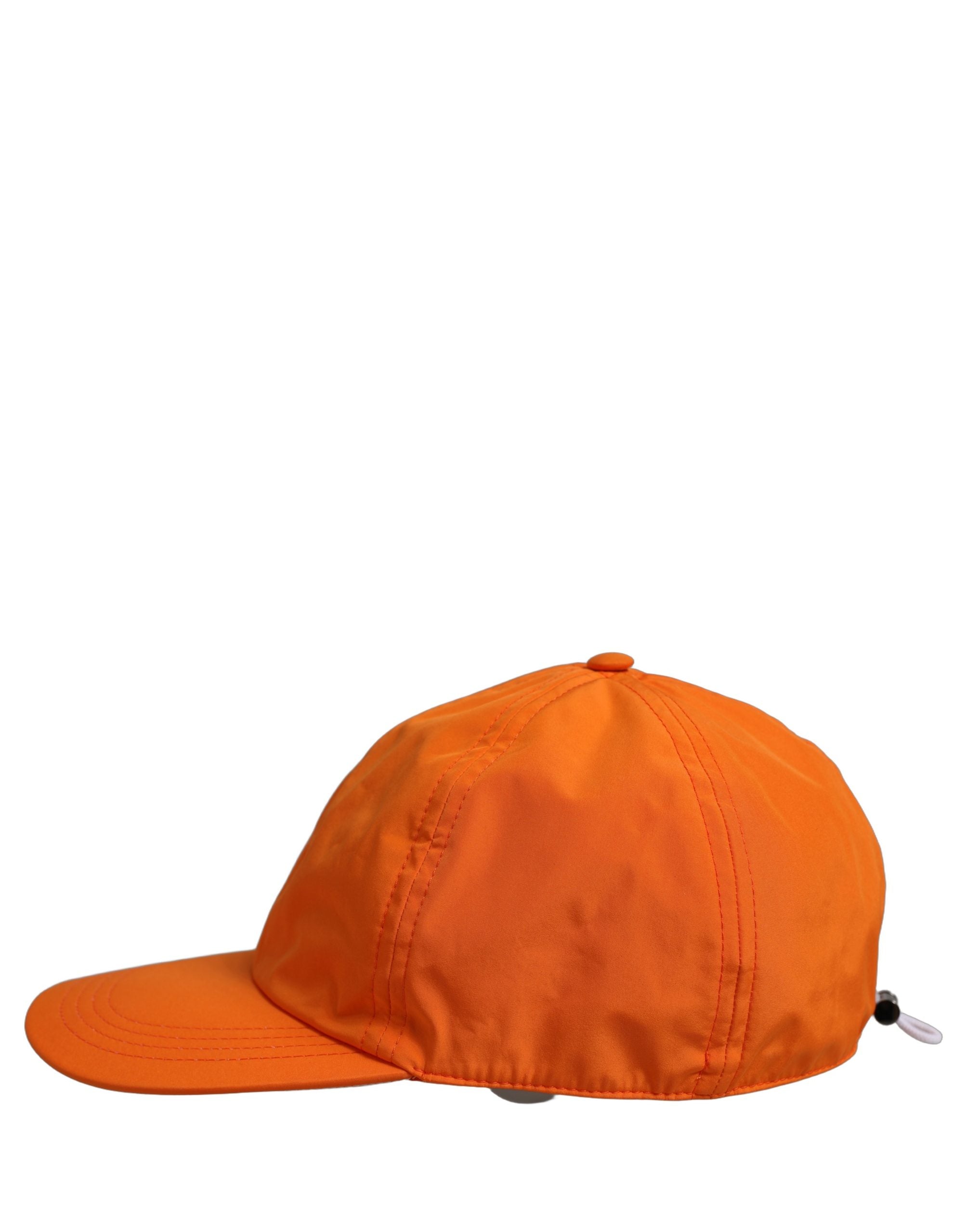 Dolce & Gabbana Men Orange Baseball Cap 6 Panels Hat