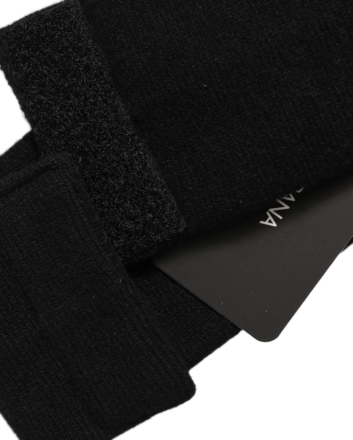 New Dolce & Gabbana Men Black Cashmere Knitted Logo Head Band One Size