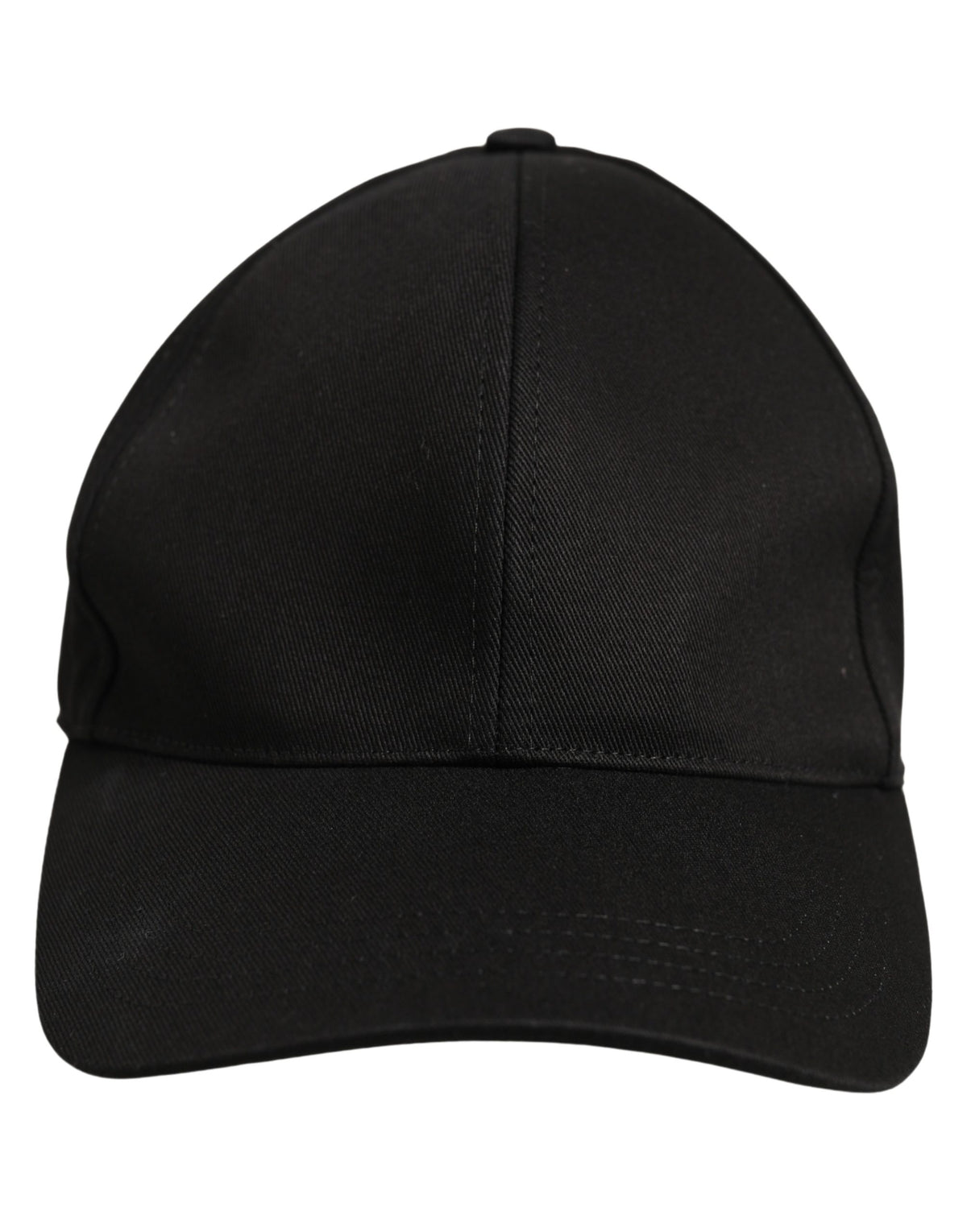 New Dolce & Gabbana Men Black Cotton Baseball Capello 6 Panels Hat