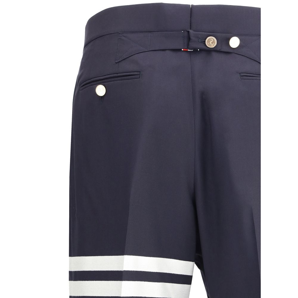 Thom Browne Blue Wool Pants