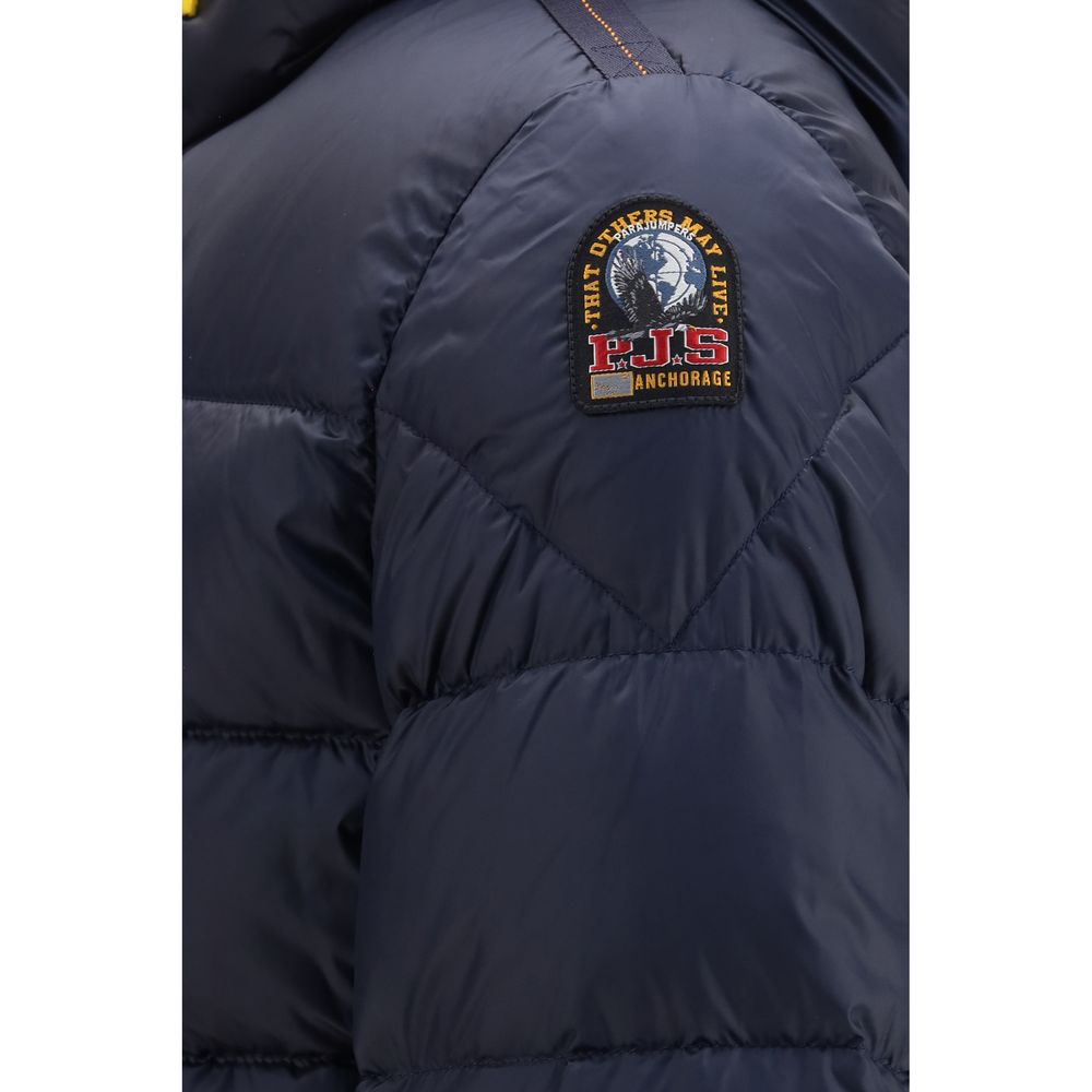 New Parajumpers Blue Goose Down Full-Length Jacket