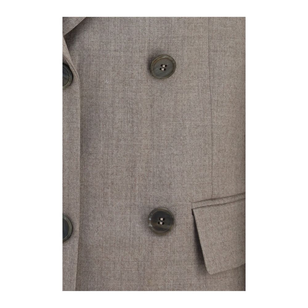 P.A.R.O.S.H. Beige Wool Blazer