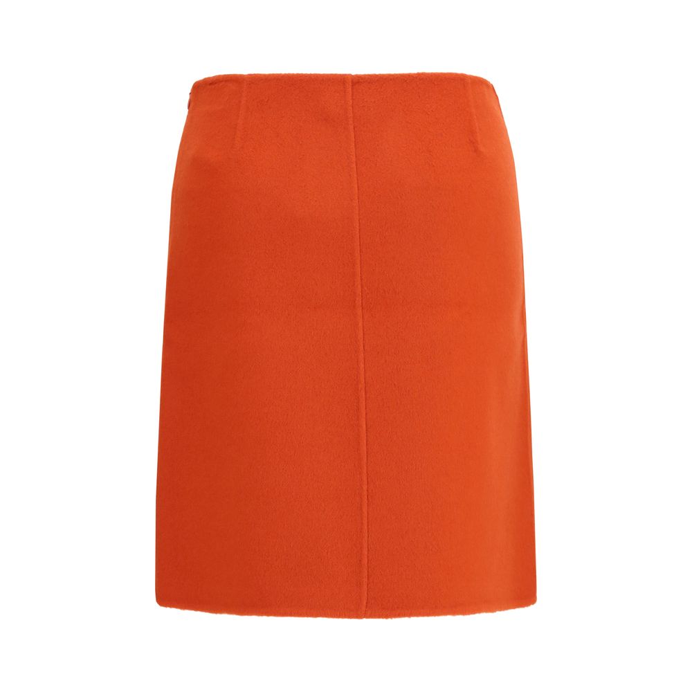 P.A.R.O.S.H. Multicolor Wool Oves Aries Mini Skirt
