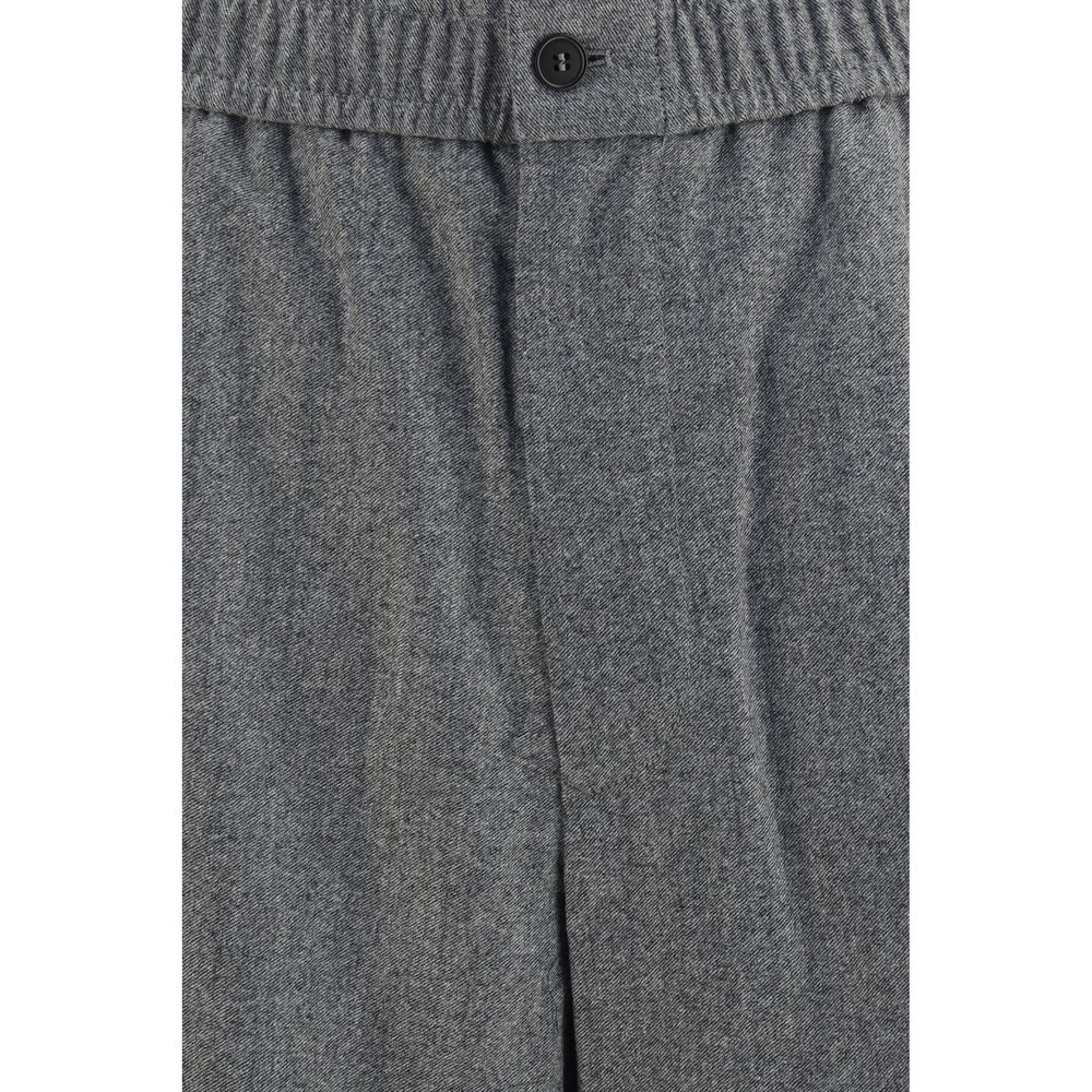 Giorgio Armani Gray Wool Casual Pants