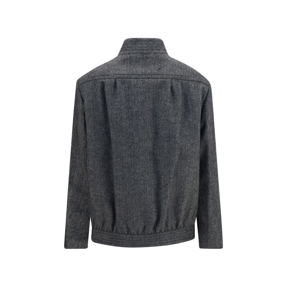 Blazé Milano Gray Wool Oves Aries Shell Jacket