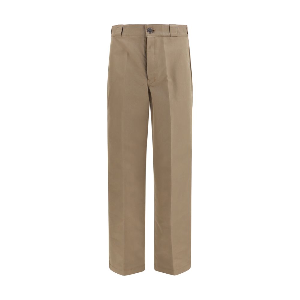 New Prada Brown Cotton Casual Pants