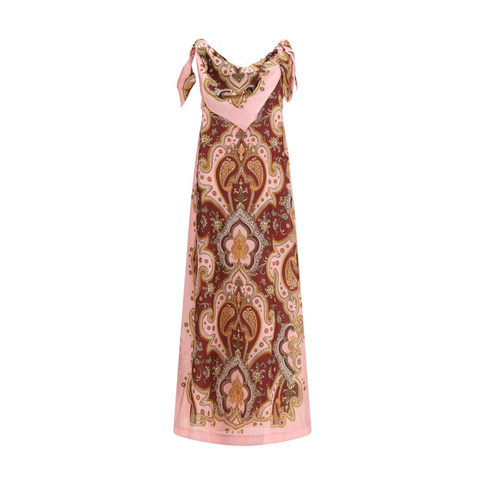 Alemais Multicolor Viscose Casual Dress