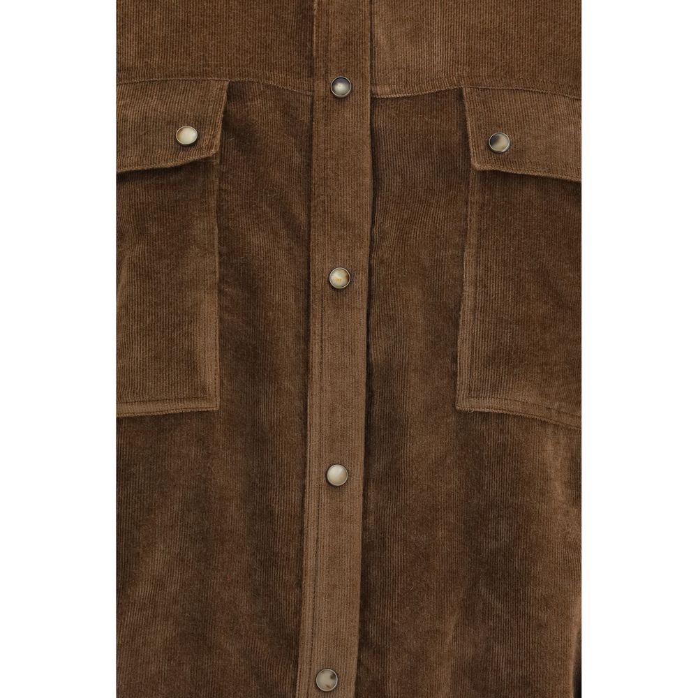 Brunello Cucinelli Brown Shirt