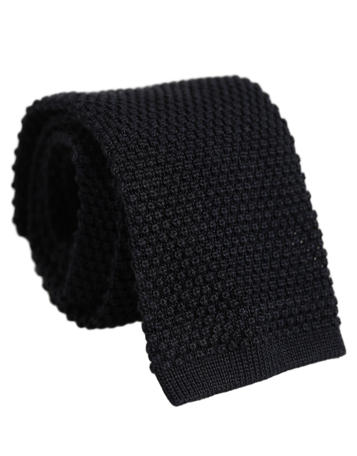 New Dolce & Gabbana Men Dark Blue 100% Silk Adjustable Men Tied Necktie Tie
