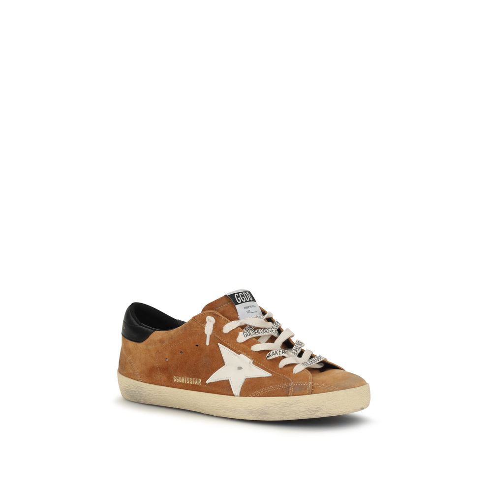 Golden Goose Brown Leather Low Top Sneakers