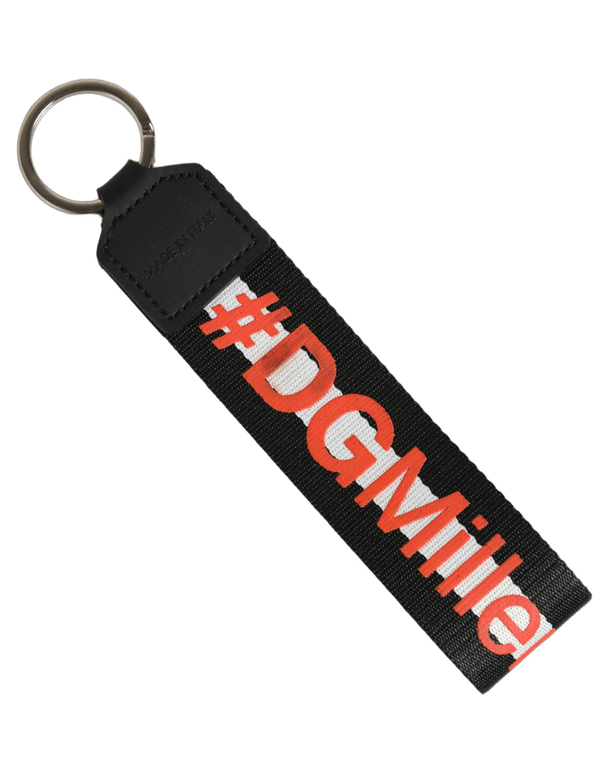 Dolce & Gabbana Multicolor Logo Brass Holder Keychain Keyring