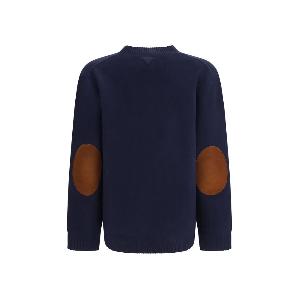 Prada Blue Wool Sweatshirt