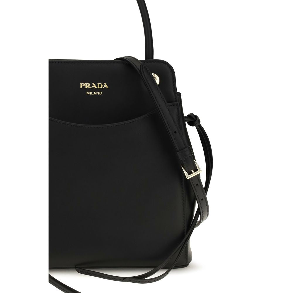 Prada Black Leather Shoulder Bag