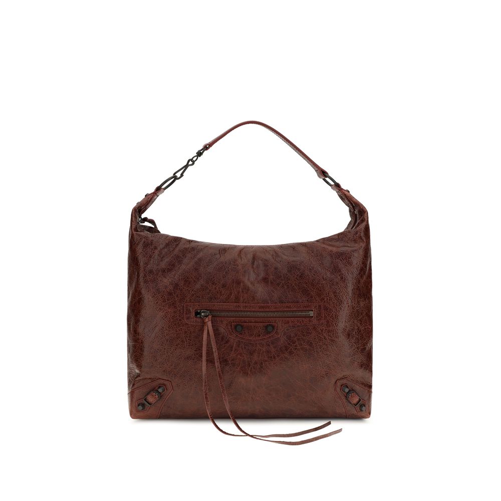 Balenciaga Bordeaux Aries Shoulder Bag