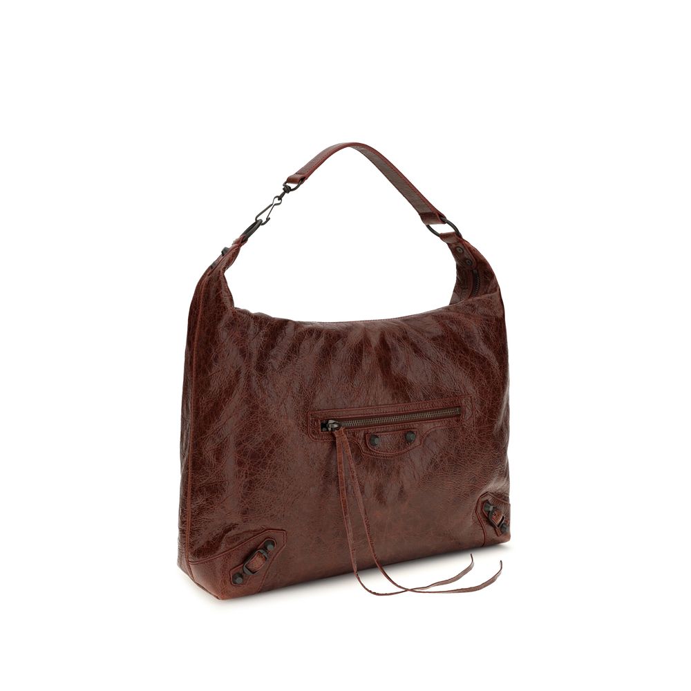 Balenciaga Bordeaux Aries Shoulder Bag