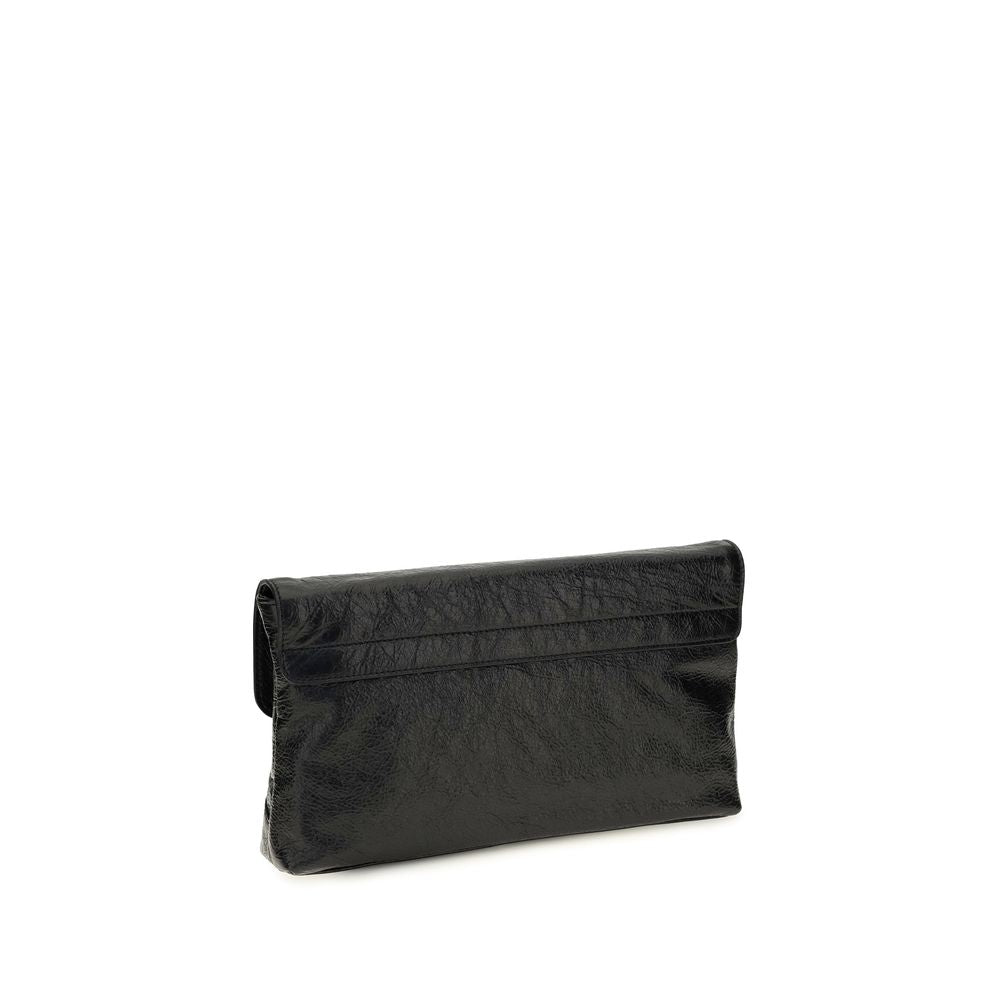 Balenciaga Black Aries Aries Clutch Bag