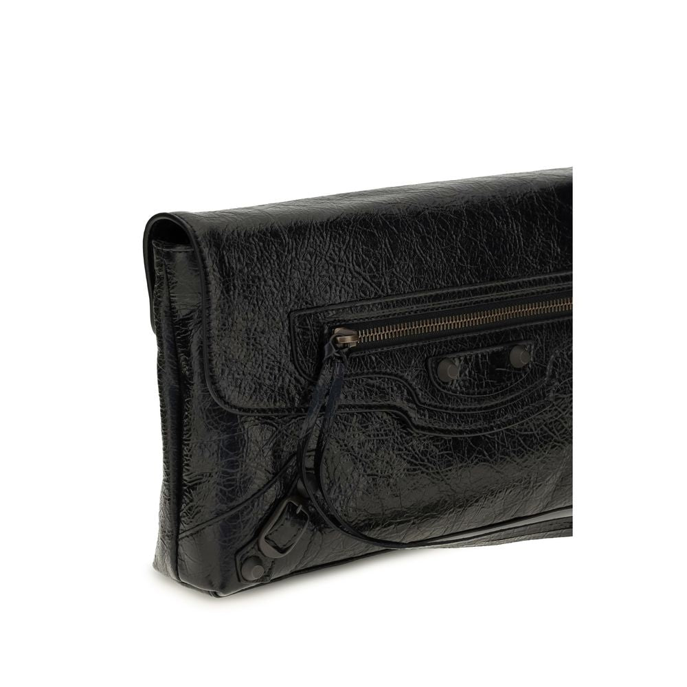 Balenciaga Black Aries Aries Clutch Bag