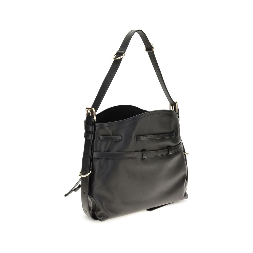 Givenchy Black Leather Backet Bag