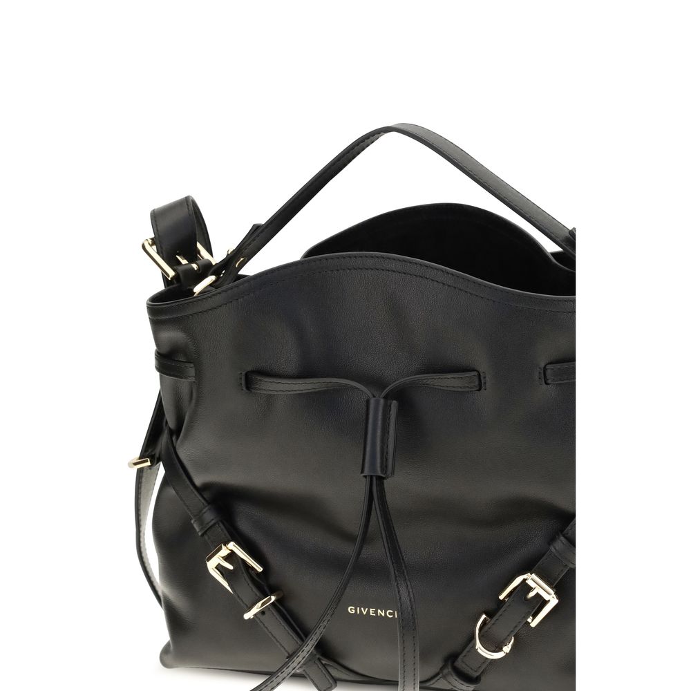 Givenchy Black Leather Backet Bag