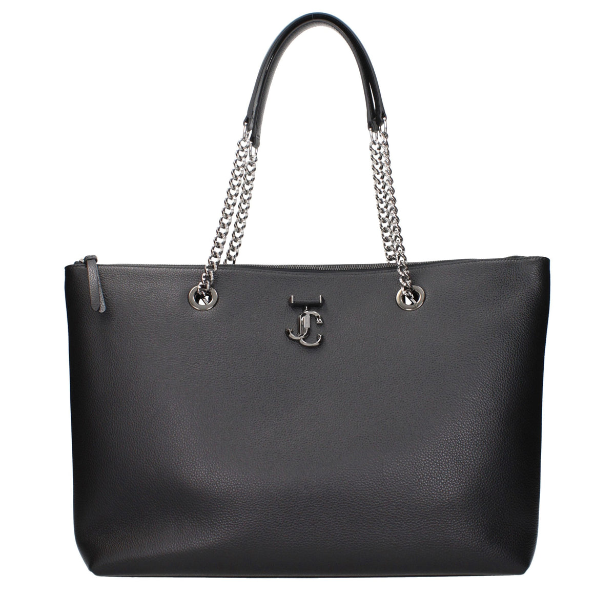 New Jimmy Choo Black Leather Shoulder Bag