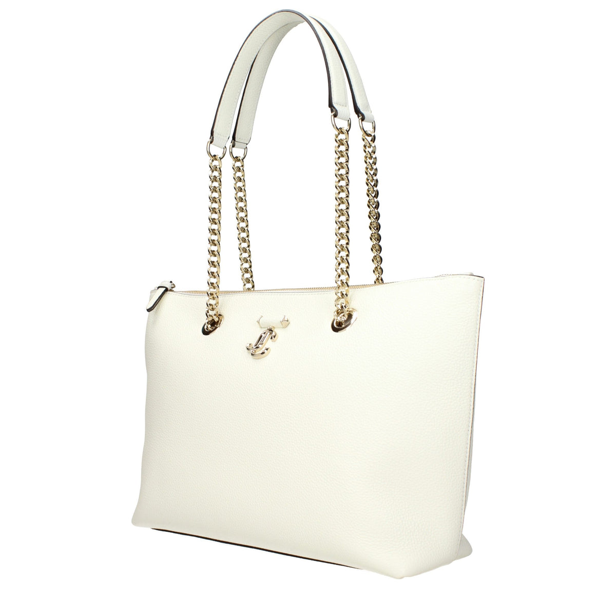 New Jimmy Choo White Leather Shoulder Bag