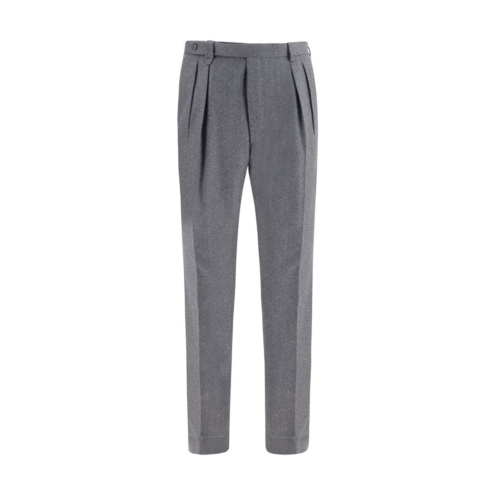 Brioni Gray Wool Casual Pants