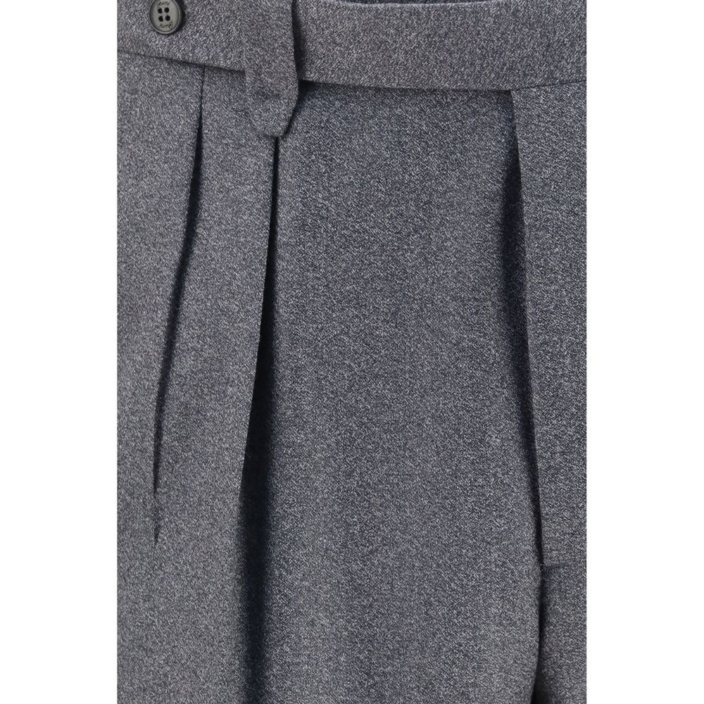 Brioni Gray Wool Casual Pants