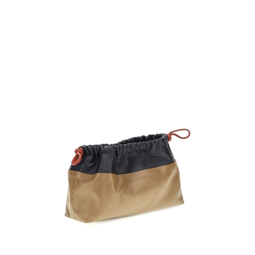 Pierre Hardy Beige Calf Leather Bos Taurus Shoulder Bag