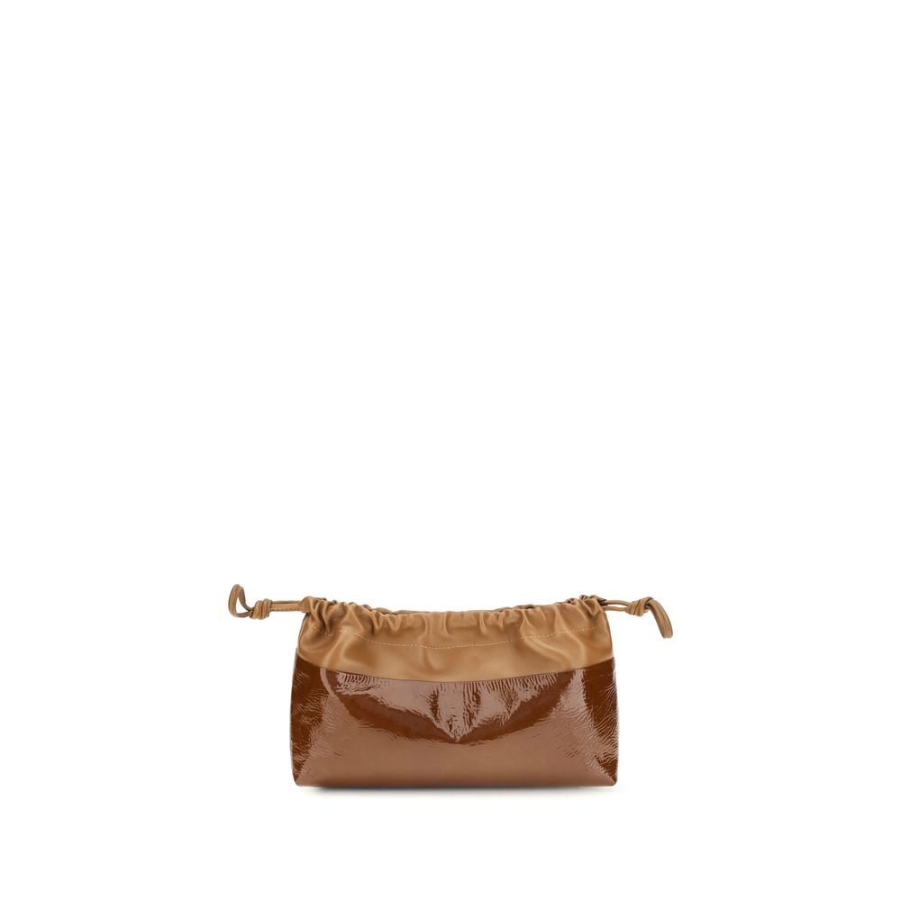 Pierre Hardy Brown Leather Shoulder Bag
