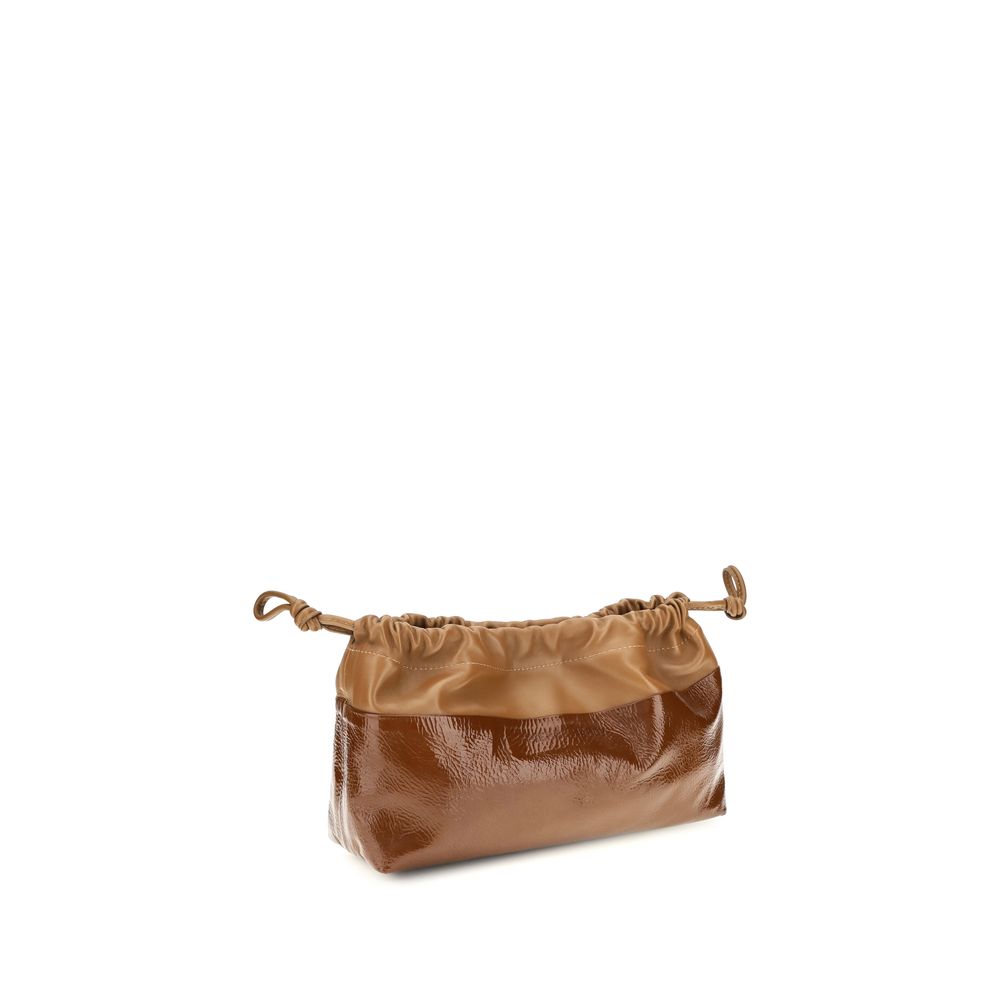 Pierre Hardy Brown Leather Shoulder Bag
