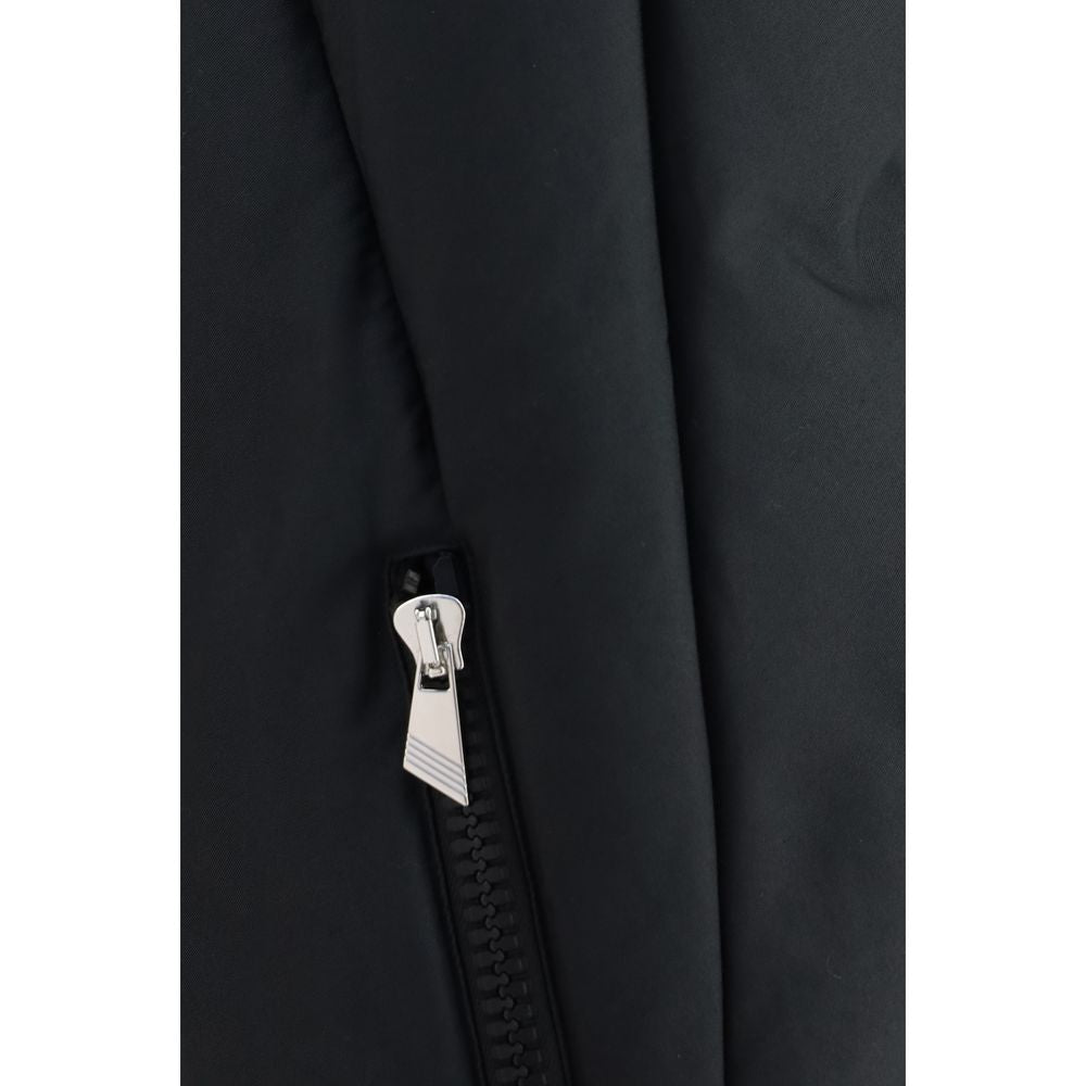 The Attico Black Cotton Shell Jacket