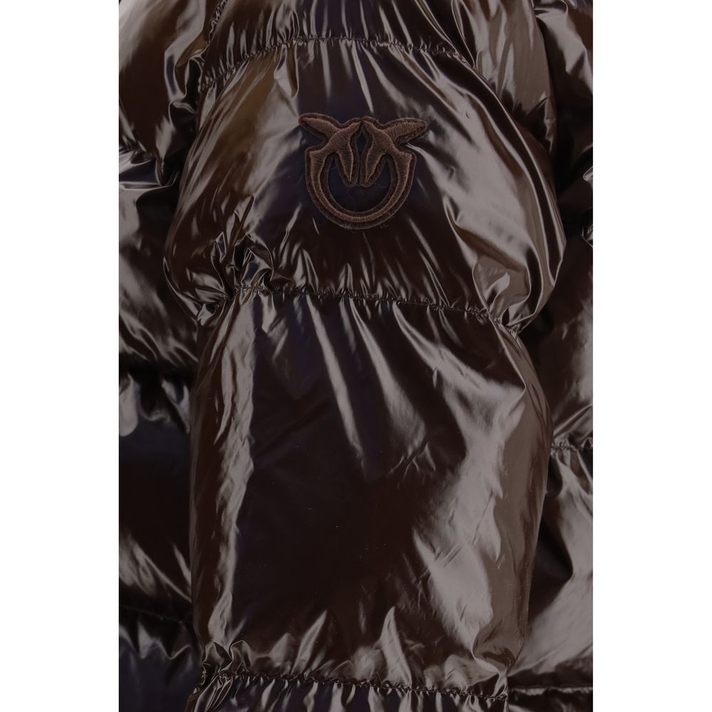 PINKO Brown Full-Length Jacket