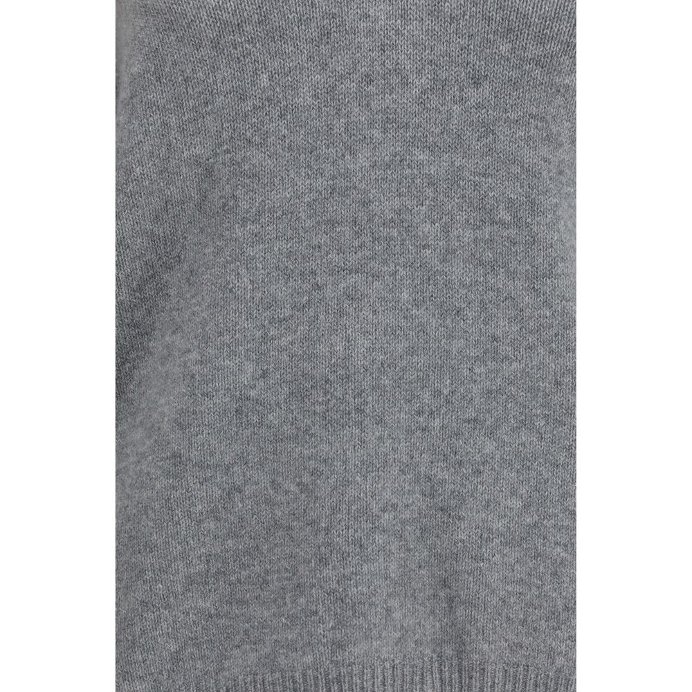 Allude Gray Cashmere Sweater