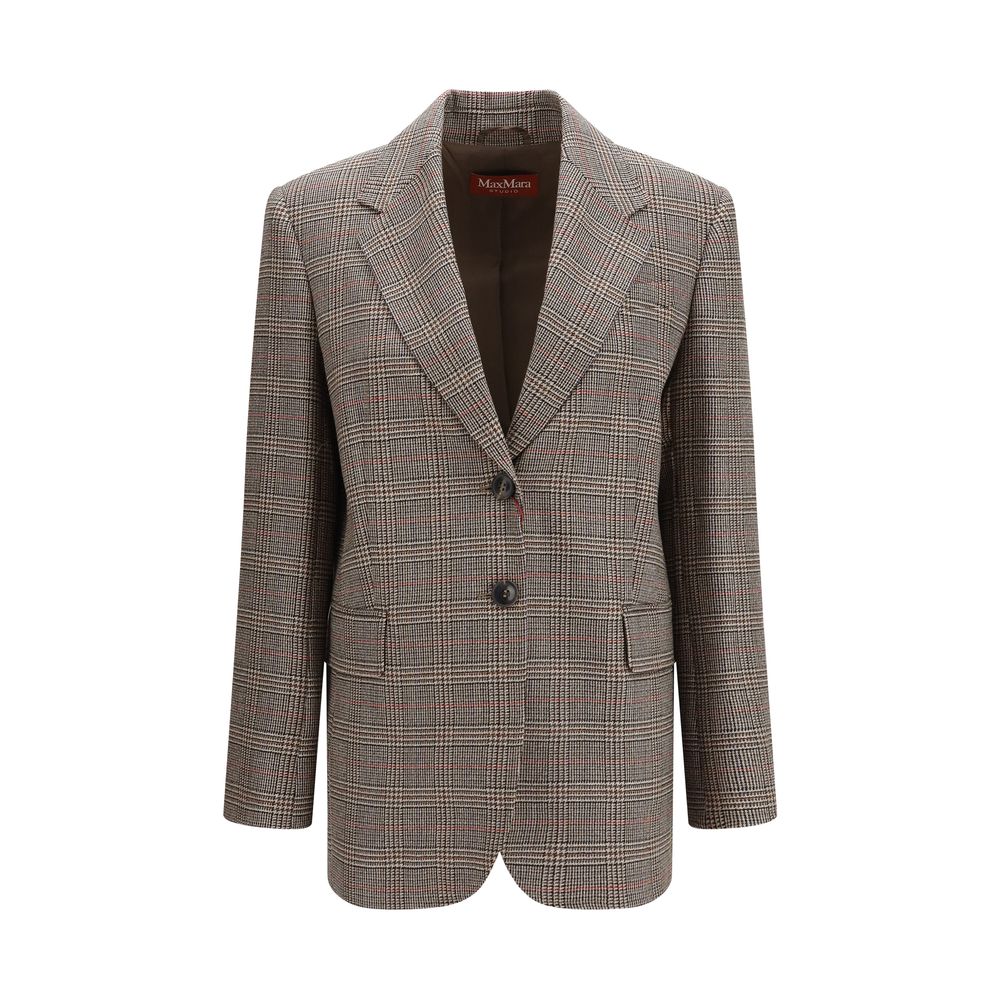 New Max Mara Brown Wool Blazer