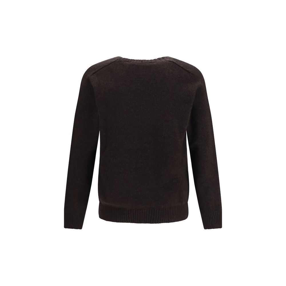 Brooksfield Brown Wool Sweatshirt