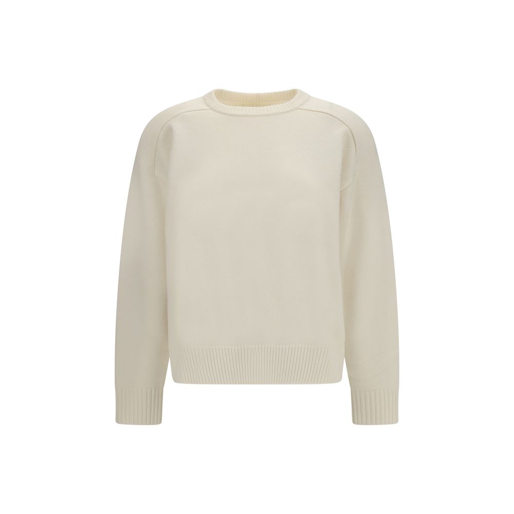 Loulou De Saison White Wool Sweatshirt