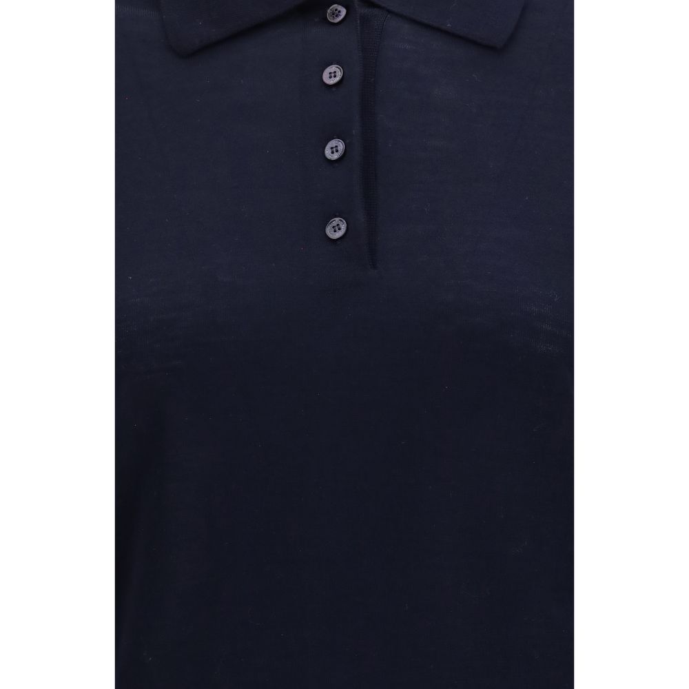 Golden Goose Blue Wool Dress Shirt