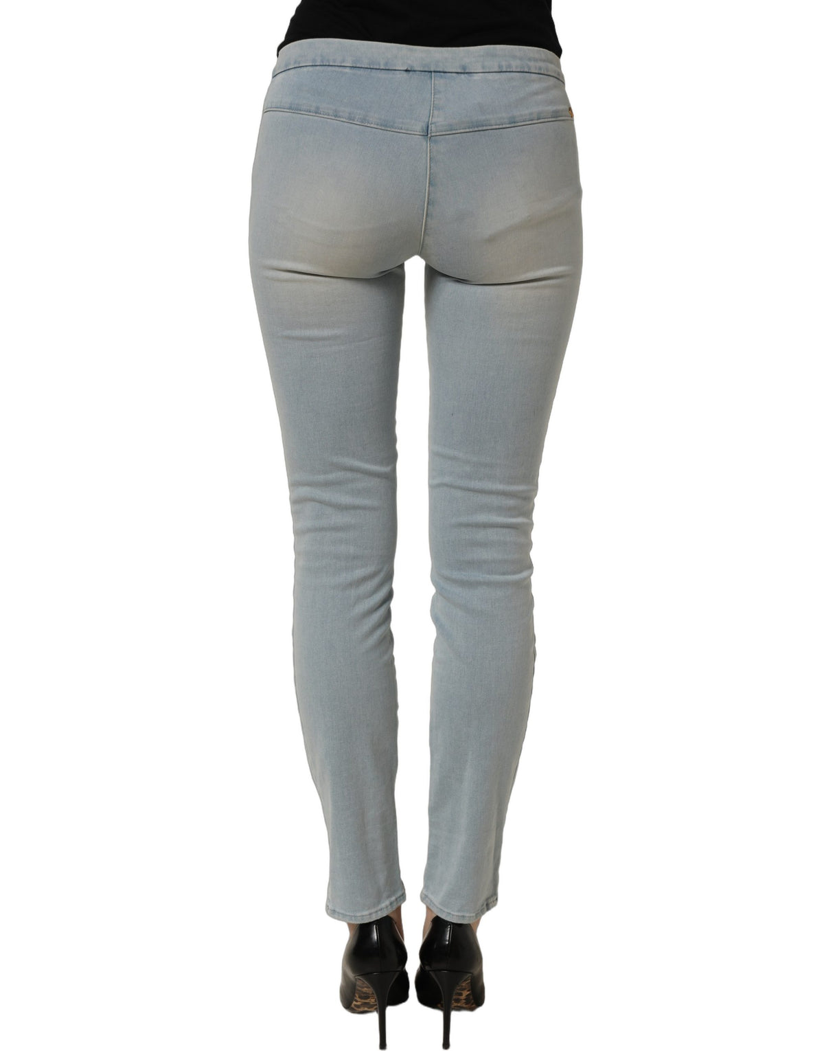 CYCLE Light Blue Washed Stretch Skinny Denim Trouser Women Jeans