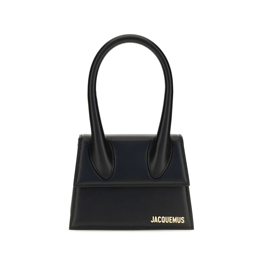 Jacquemus Black Leather Handbag