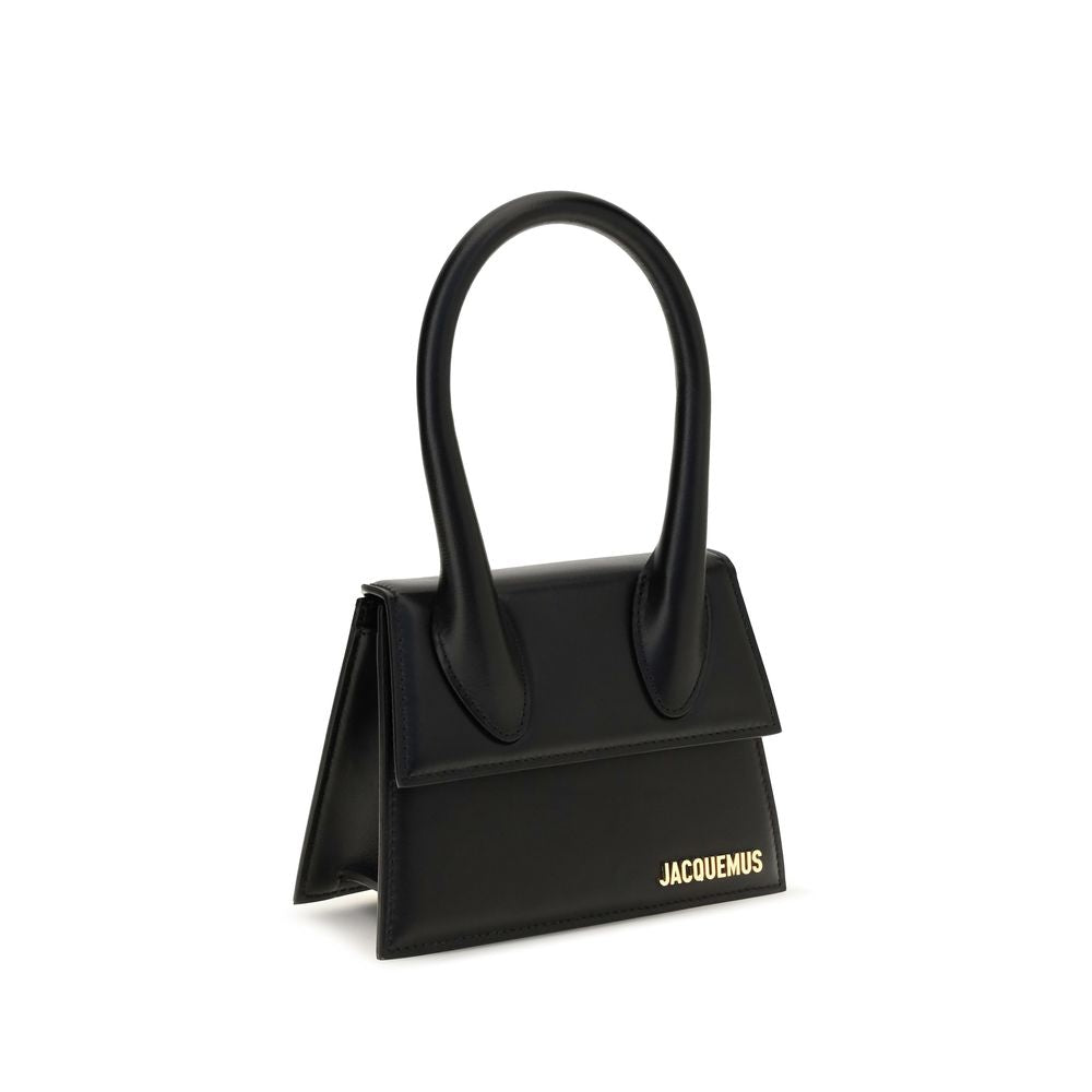 Jacquemus Black Leather Handbag