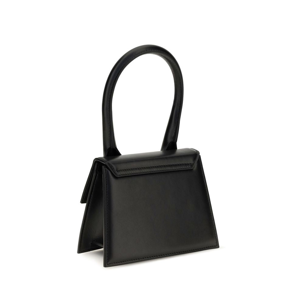 Jacquemus Black Leather Handbag