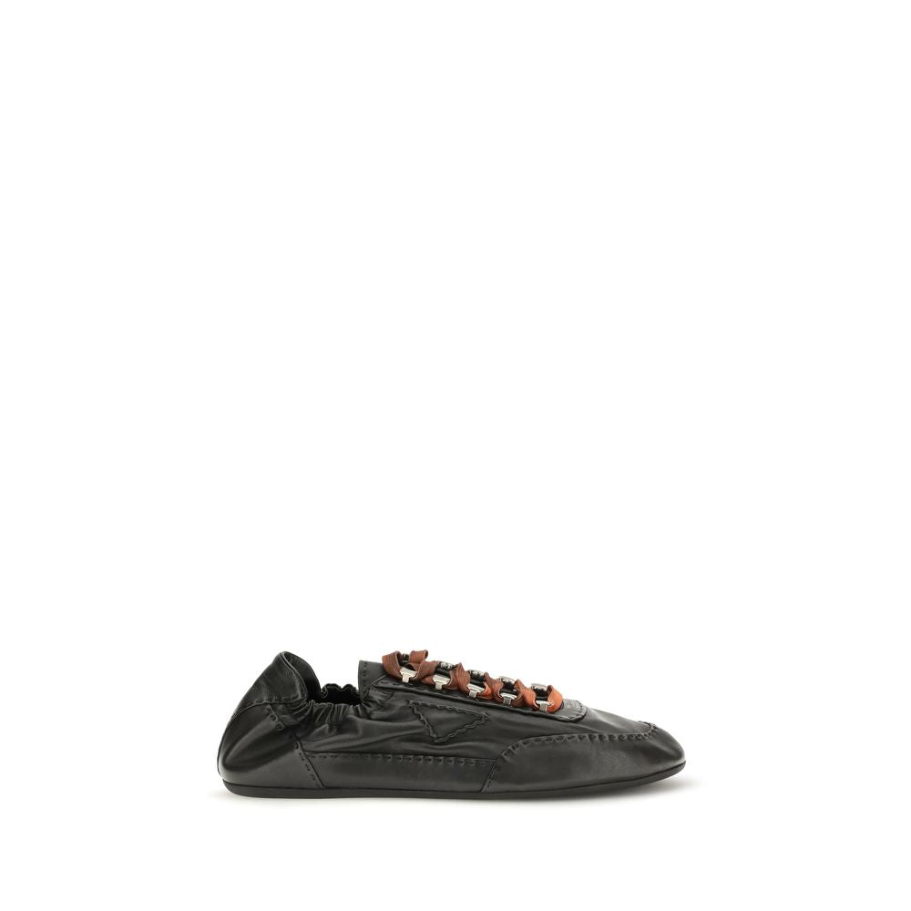 Prada Black Aries Athletic Sneakers