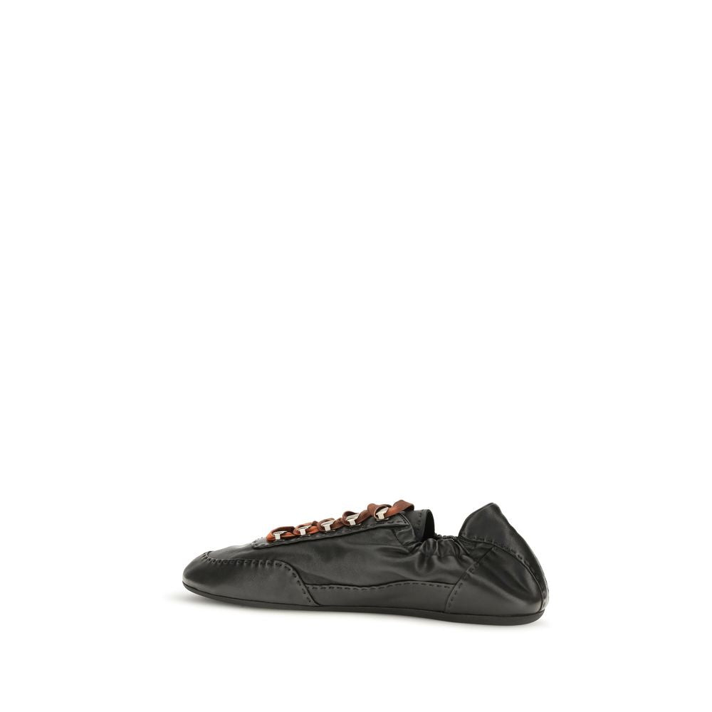 Prada Black Aries Athletic Sneakers