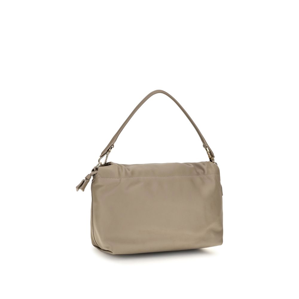 Fendi Beige Leather Shoulder Bag