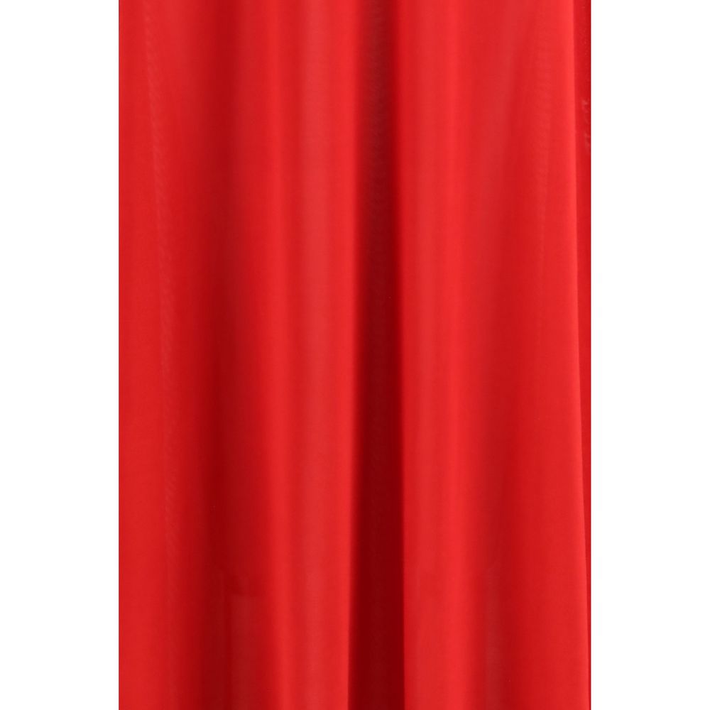 Fendi Red Silk Casual Dress